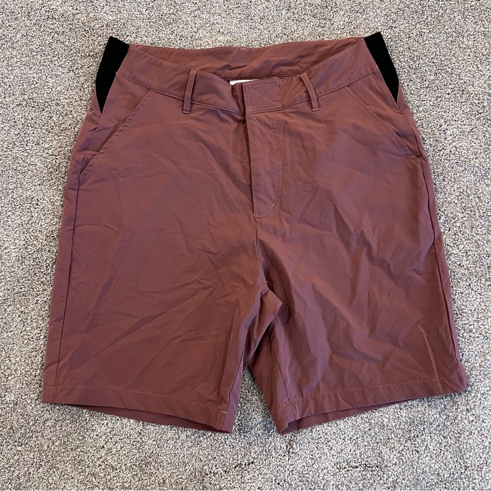 Beroy Cycling Shorts Women’s Size Large Biking Outdoor  Mauve Nylon 8” Inseam ,